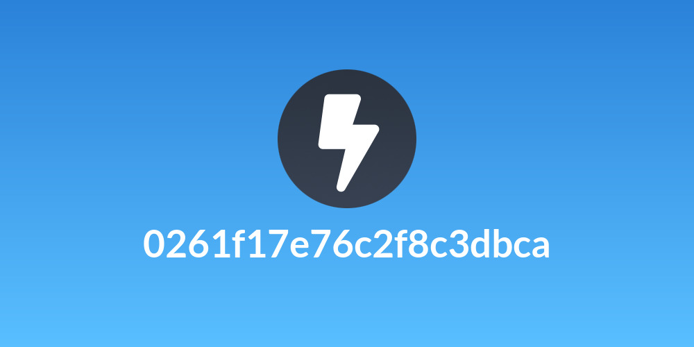 0261f17e76c2f8c3dbca