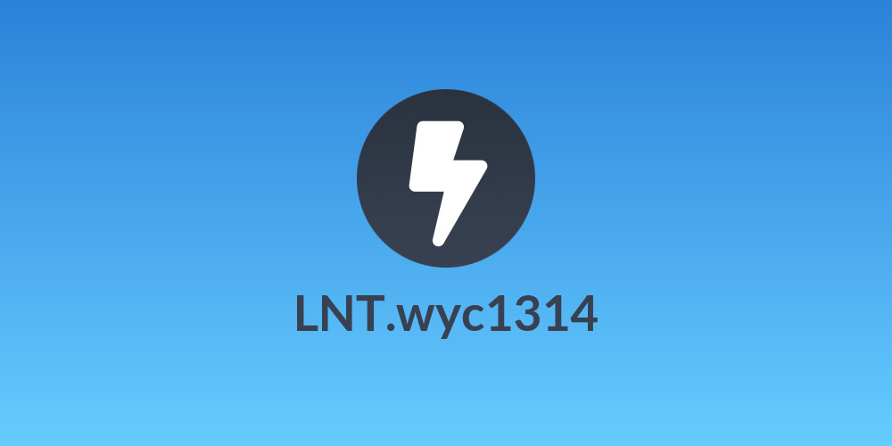 LNT.wyc1314