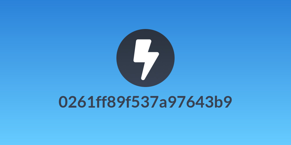 0261ff89f537a97643b9