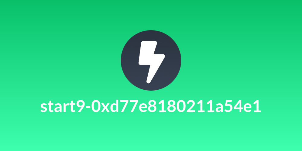 start9-0xd77e8180211a54e1