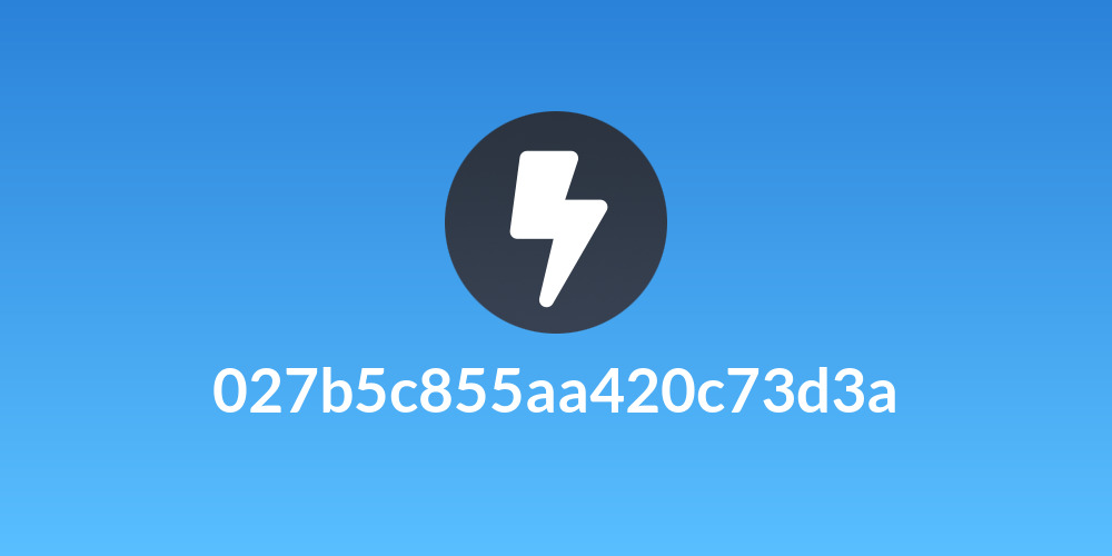 027b5c855aa420c73d3a