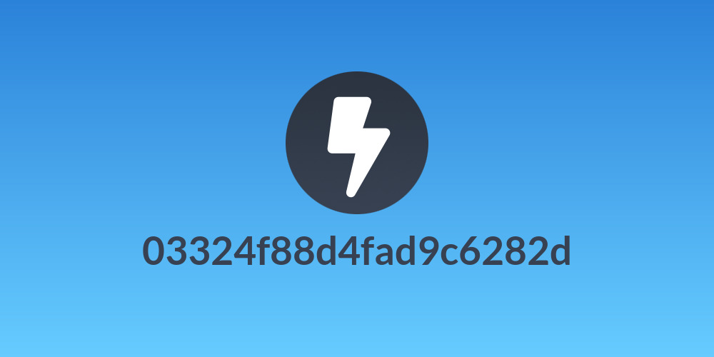 03324f88d4fad9c6282d