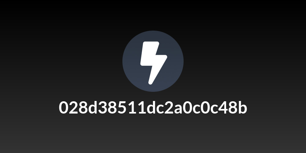 028d38511dc2a0c0c48b