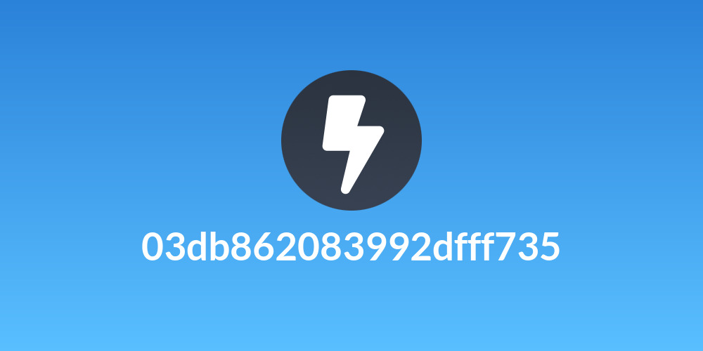 03db862083992dfff735