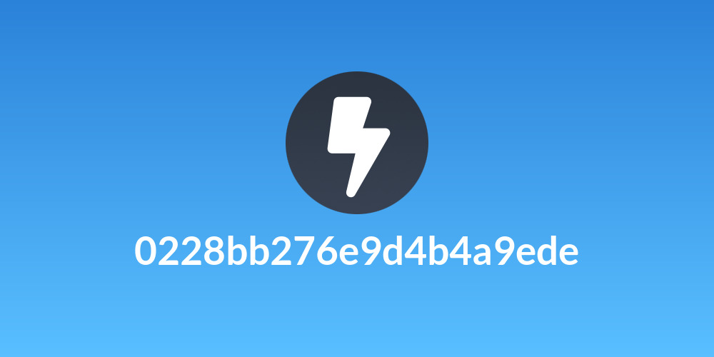 0228bb276e9d4b4a9ede