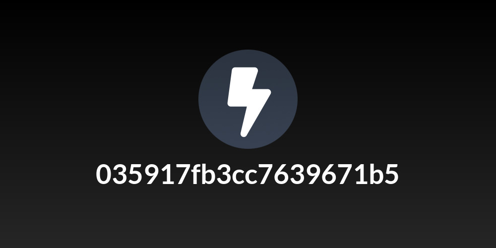 035917fb3cc7639671b5