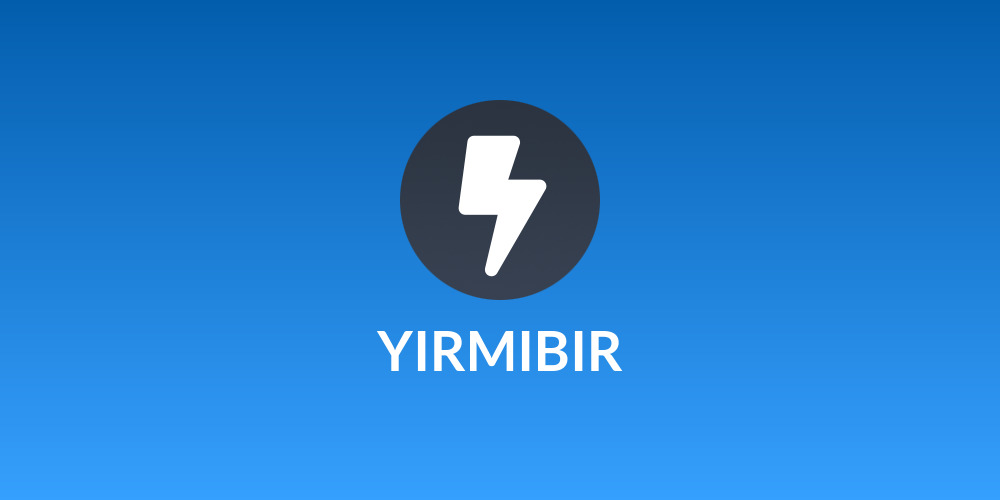 YIRMIBIR