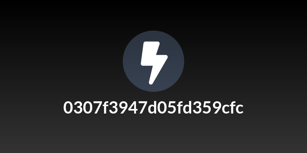 0307f3947d05fd359cfc