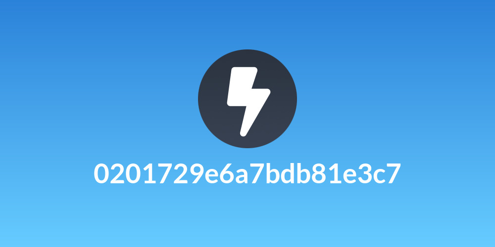 0201729e6a7bdb81e3c7