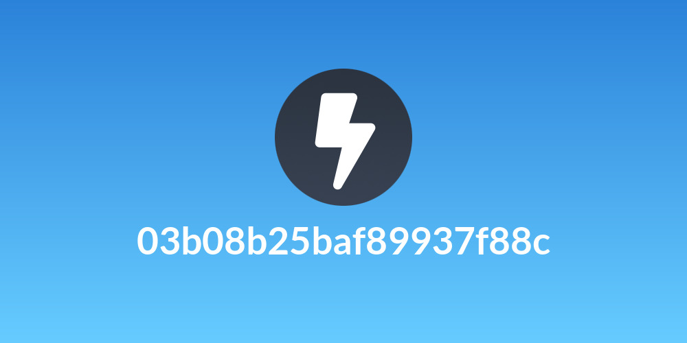 03b08b25baf89937f88c