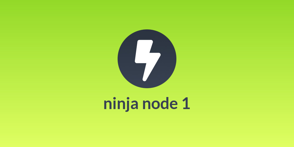 ninja node 1