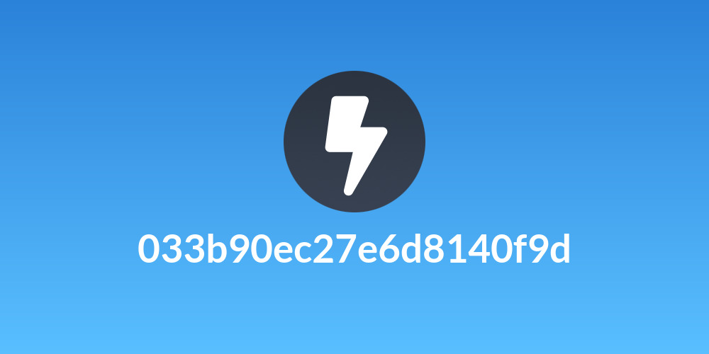 033b90ec27e6d8140f9d