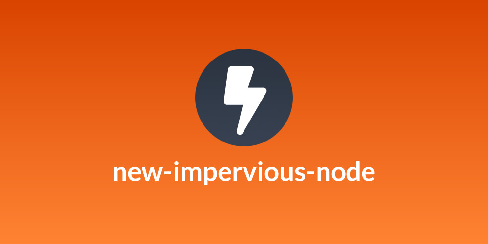 new-impervious-node