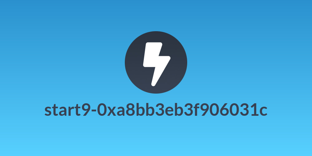 start9-0xa8bb3eb3f906031c