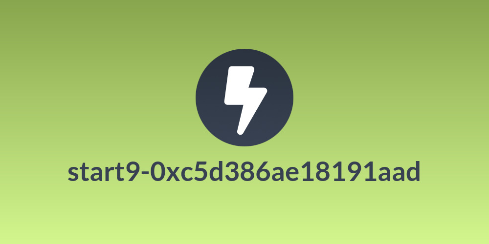 start9-0xc5d386ae18191aad