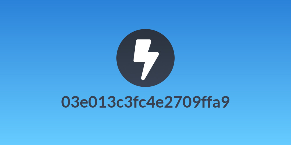 03e013c3fc4e2709ffa9