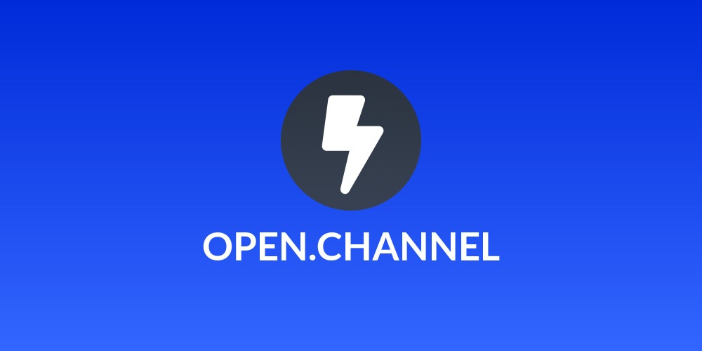 OPEN.CHANNEL