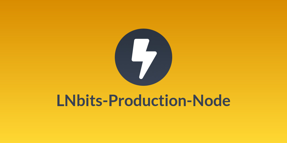 LNbits-Production-Node