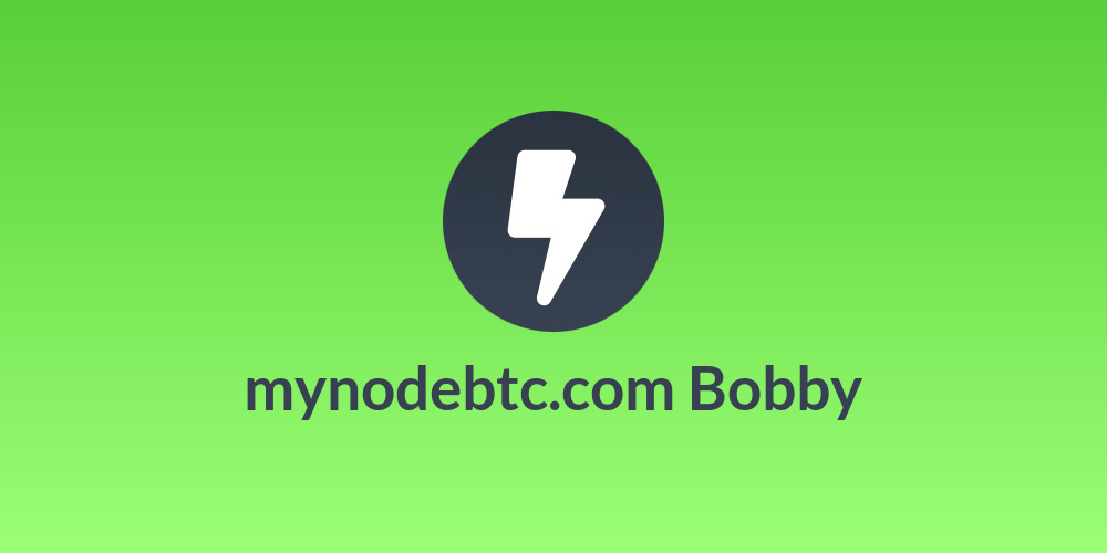 mynodebtc.com Bobby