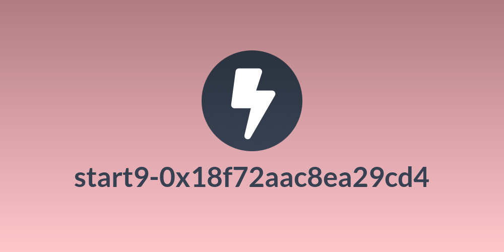 start9-0x18f72aac8ea29cd4