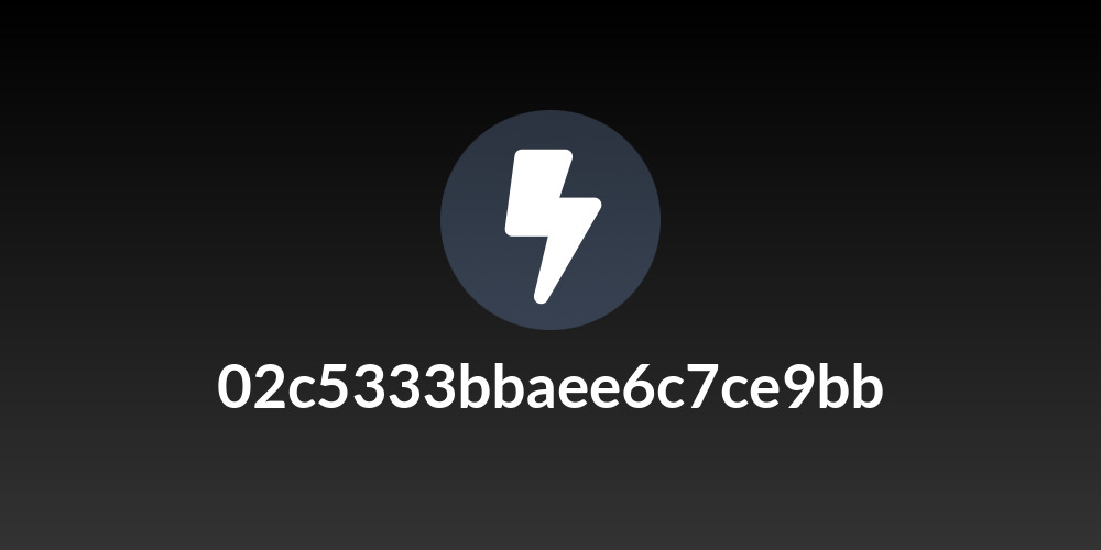 02c5333bbaee6c7ce9bb