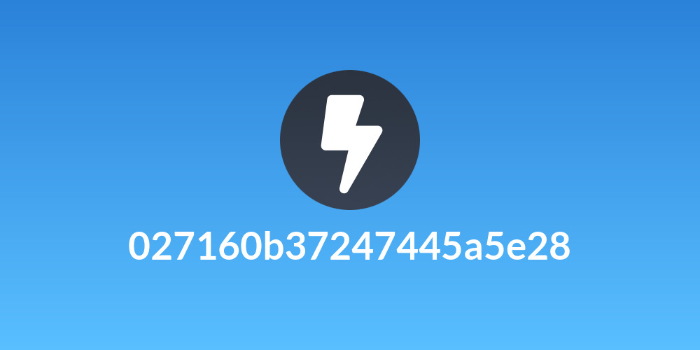 027160b37247445a5e28