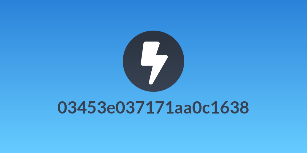03453e037171aa0c1638