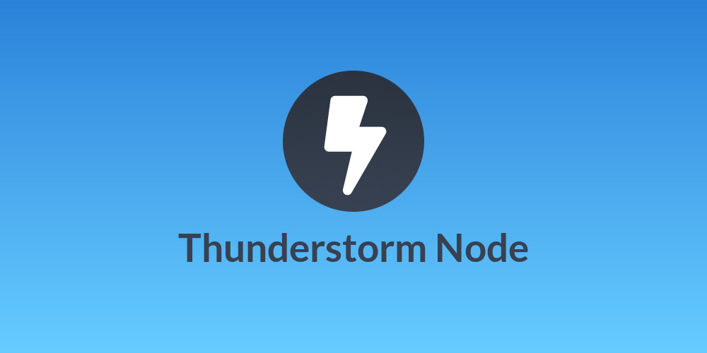 Thunderstorm Node