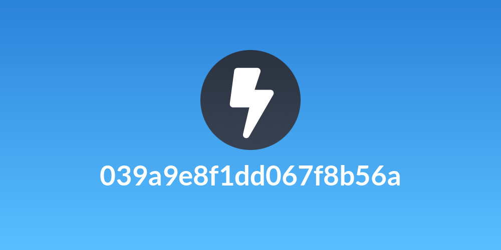 039a9e8f1dd067f8b56a