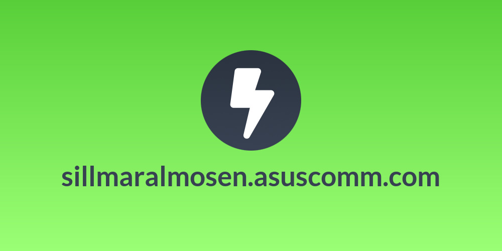sillmaralmosen.asuscomm.com