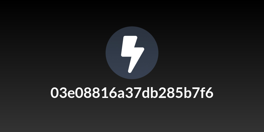 03e08816a37db285b7f6