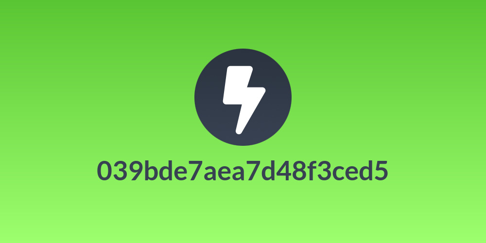 039bde7aea7d48f3ced5