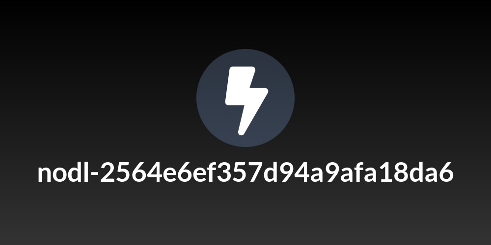 nodl-2564e6ef357d94a9afa18da6