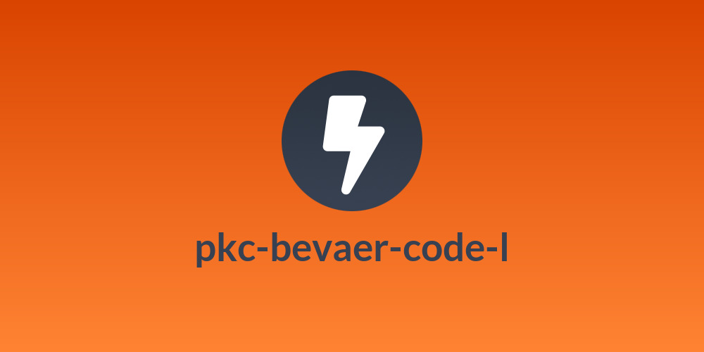 pkc-bevaer-code-l