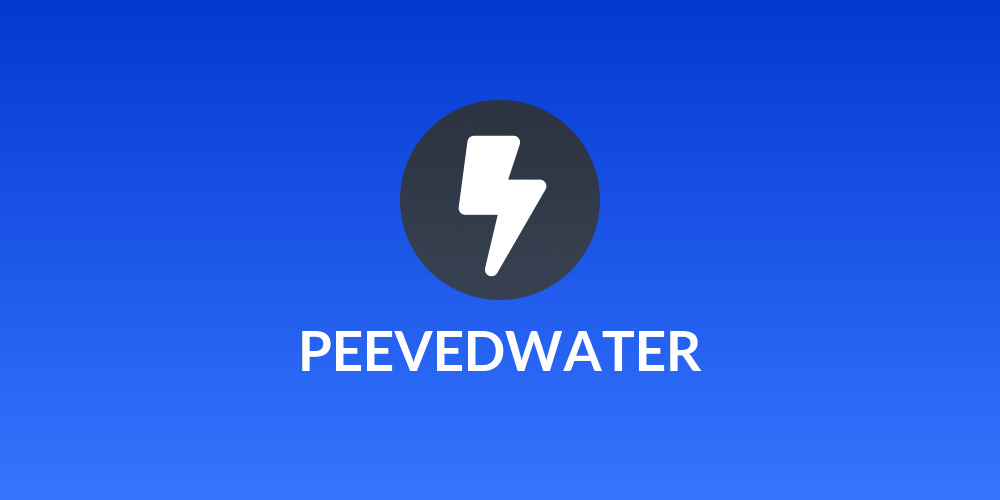 PEEVEDWATER