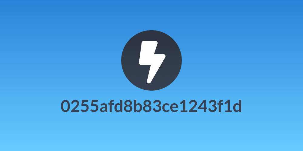 0255afd8b83ce1243f1d