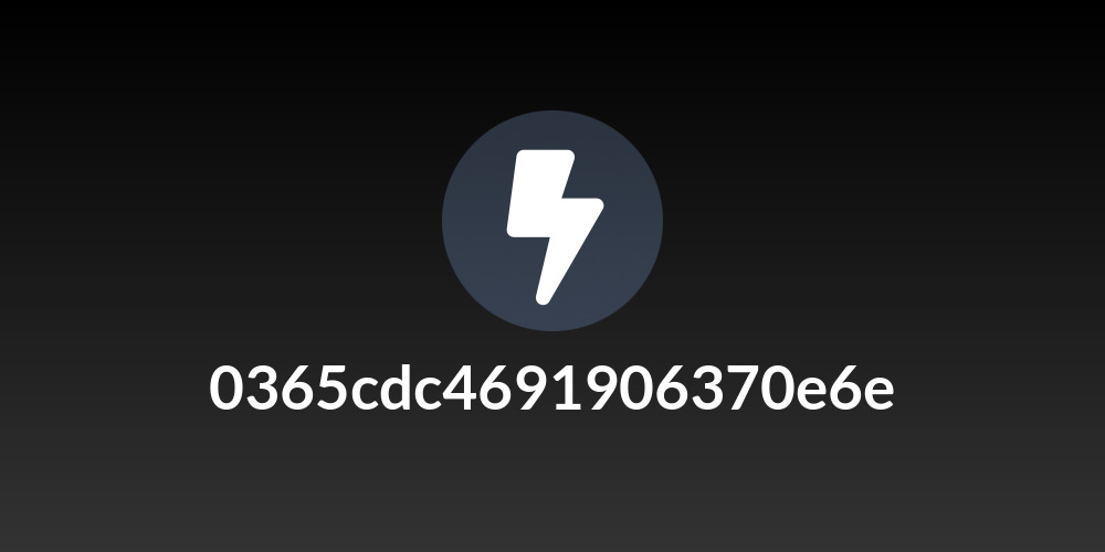 0365cdc4691906370e6e