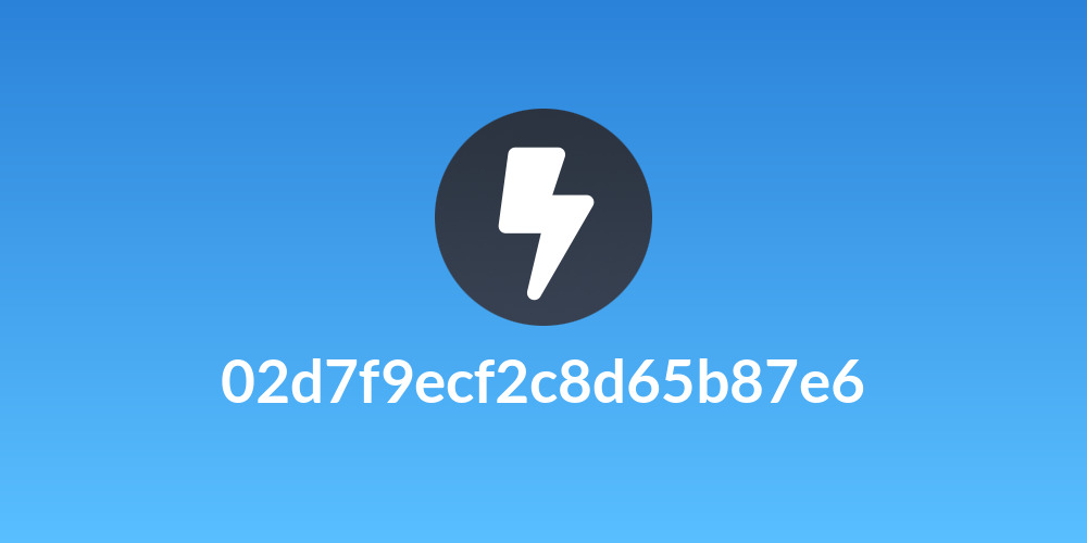 02d7f9ecf2c8d65b87e6