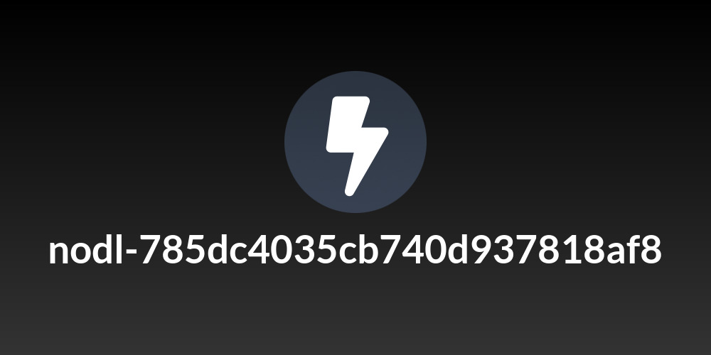nodl-785dc4035cb740d937818af8