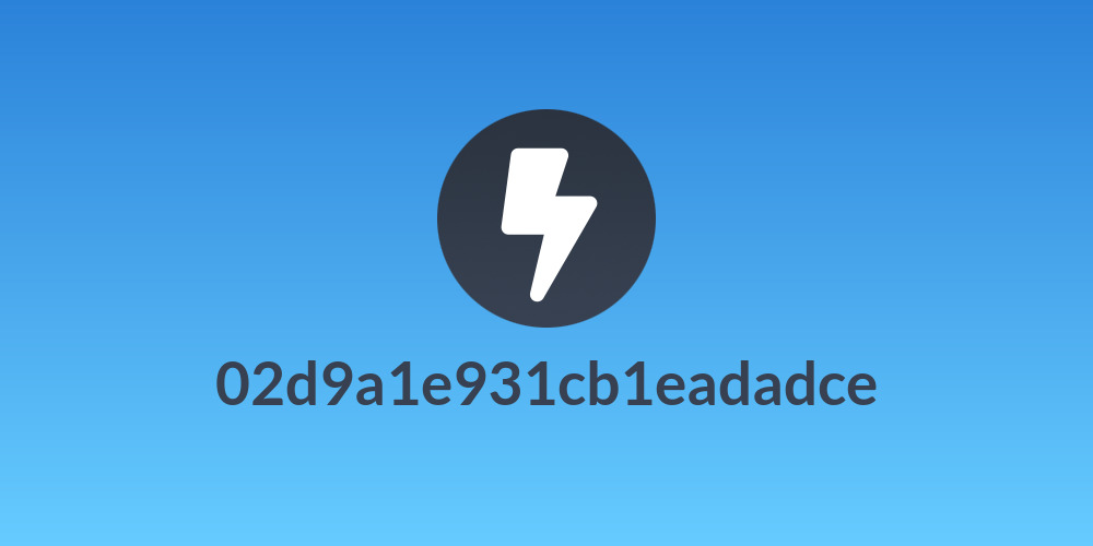 02d9a1e931cb1eadadce