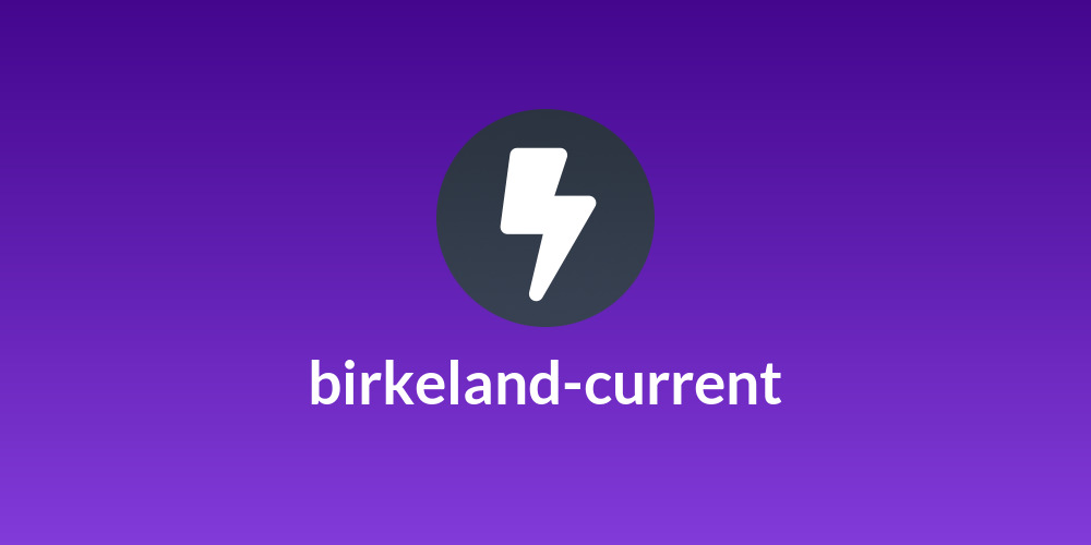 birkeland-current