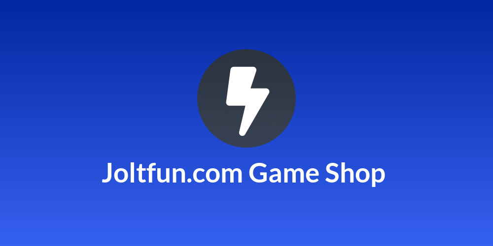 Joltfun.com Game Shop 👾