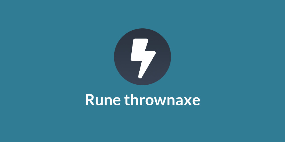 Rune thrownaxe