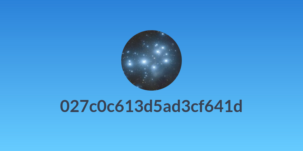 027c0c613d5ad3cf641d