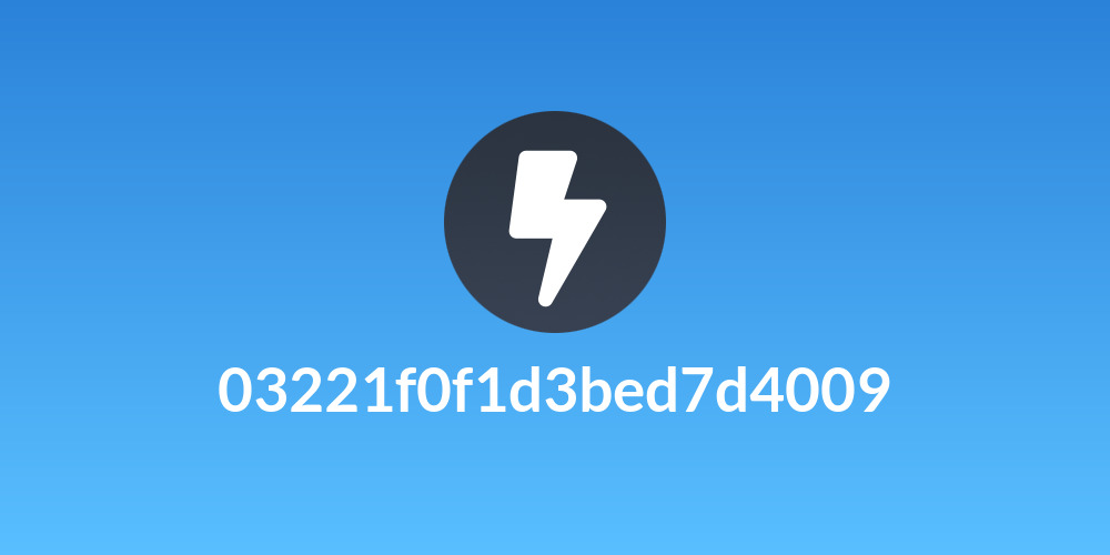 03221f0f1d3bed7d4009