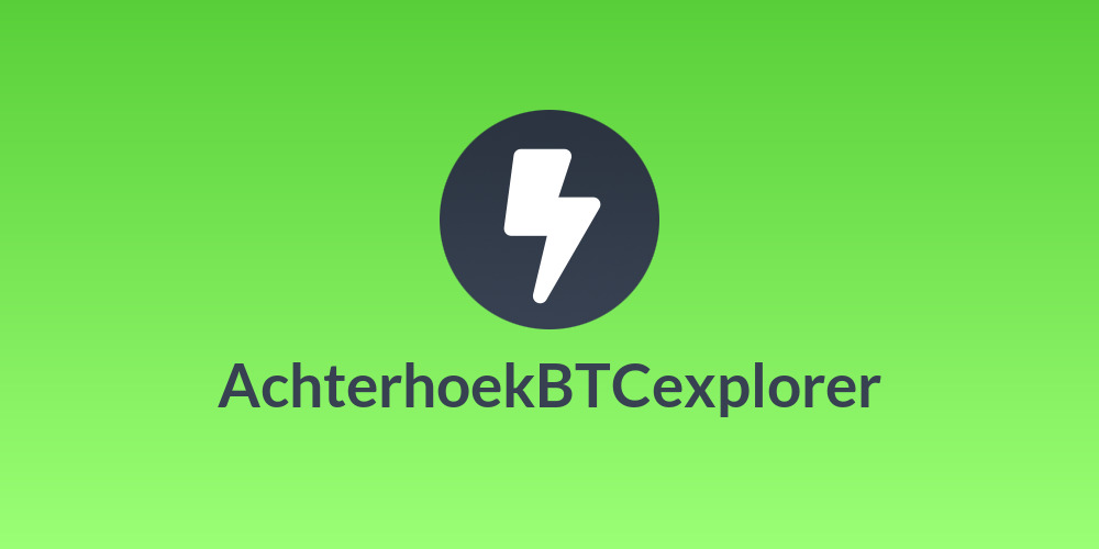 AchterhoekBTCexplorer