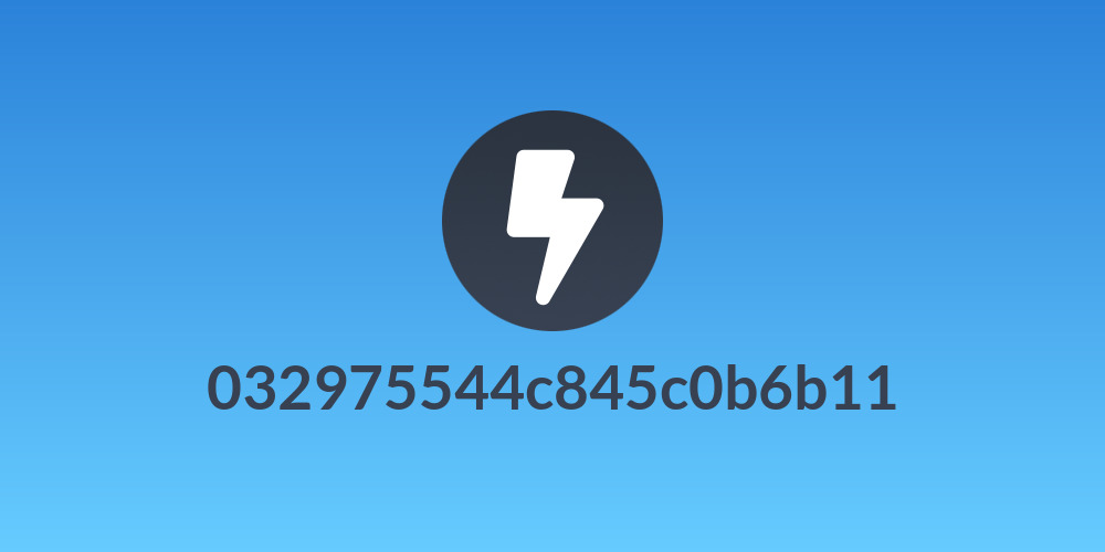 032975544c845c0b6b11