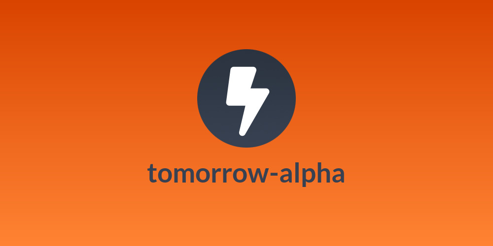 tomorrow-alpha