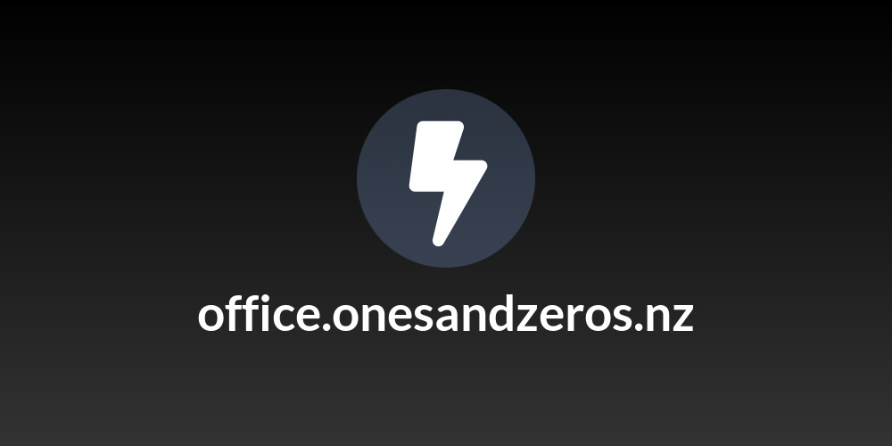 office.onesandzeros.nz