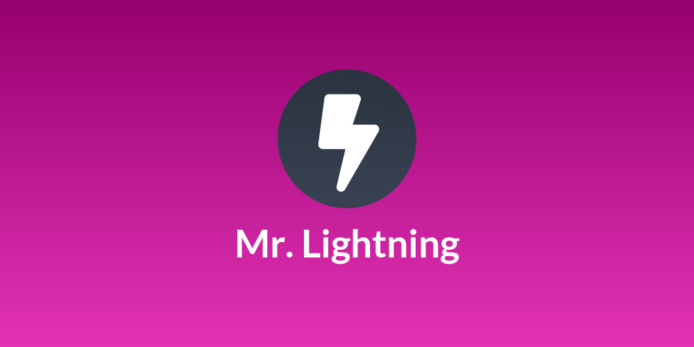 Mr. Lightning